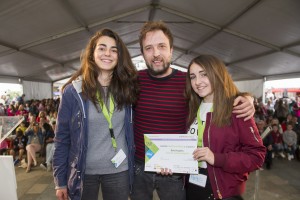 2017-05-06, Bilbo. Zientzia Azoka, Elhuyar-ek antolatuta. Sariak. 06-05-2017, Bilbao. Feria de la ciencia organizada por Elhuyar. Premios.